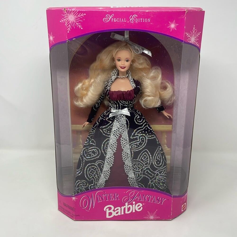 Vintage 1996 Winter Fantasy Special Edition Mattel Barbie Doll